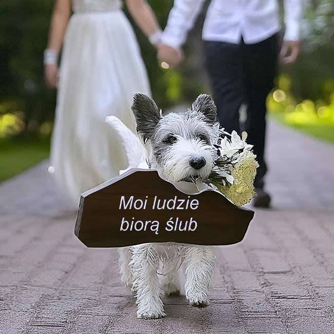 Argumenty za obecnością zwierzęcia na ślubie i weselu: