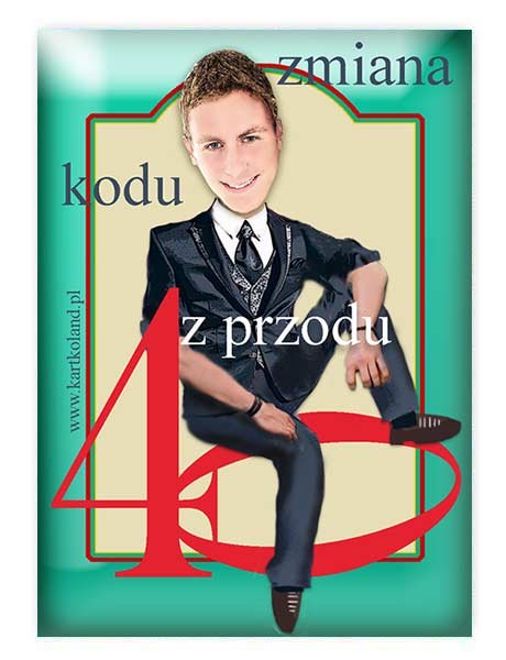 Naklejka Urodziny Siedzę 3 (kpl 12 szt.)    Zielony