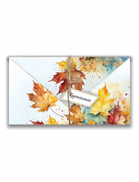 Zaproszenie Ślub Fold Jesień1