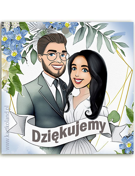 Zawieszka Ślub Parka 9 (kpl 12 szt.)     