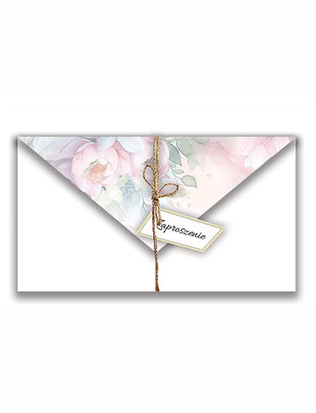 Zaproszenie urodz.Fold Malownicze Kwiaty 1 