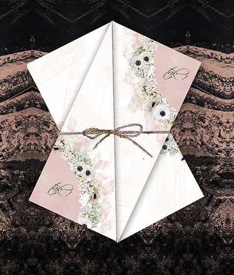 Zaproszenie urodz. Rozeta 1  