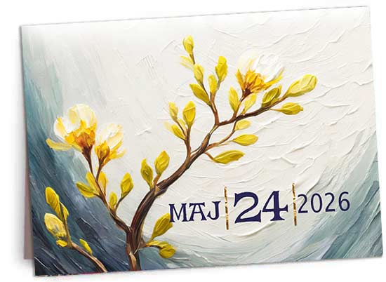 Zaproszenie urodz. Gałązka 2  