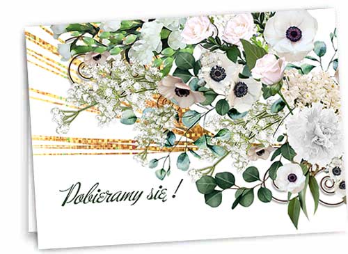 Zaproszenie urodz.Kwiaty 1  